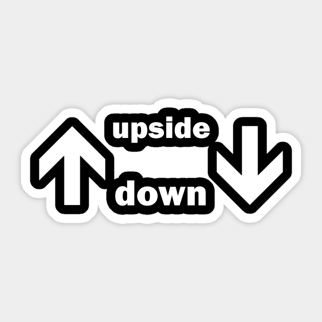 Upside Down Sticker by HBfunshirts